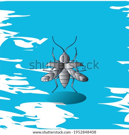 Similar – Image, Stock Photo On the Abyss Beetle