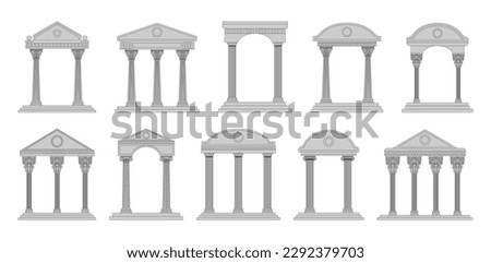 Similar – Image, Stock Photo pediment