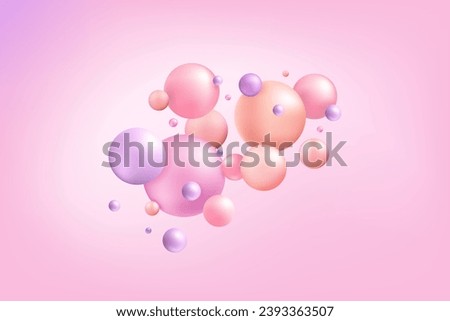 Similar – Image, Stock Photo Colorful sphere 3d render orange blue ball pattern with rubber texture with reflections. Abstract art fashion background.Awesome abstract overflow substance.Concept spot for design.Copy space for add.