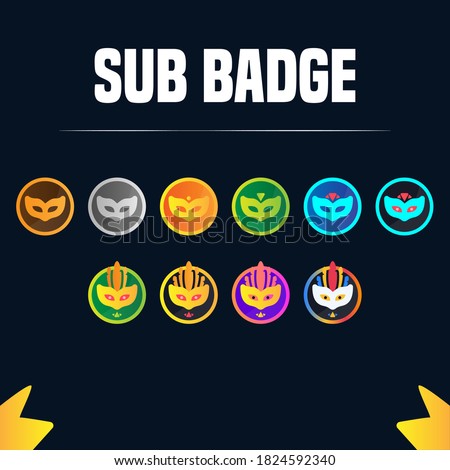 Twitch Sub Badge Design (sub badge)