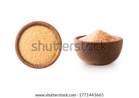 Similar – Image, Stock Photo Bowl of brown sugar on a table