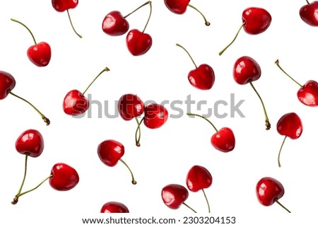 Similar – Image, Stock Photo Falling fruit: Cherries