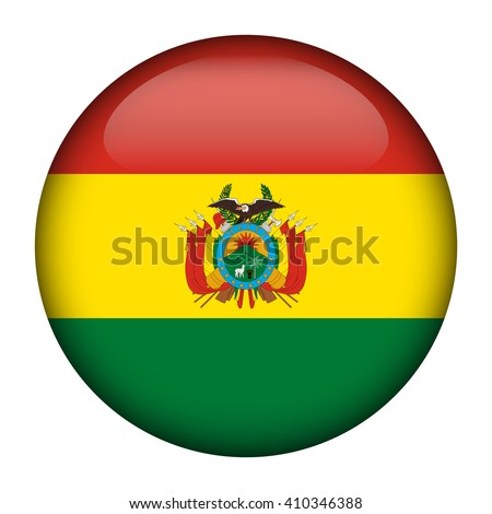 Flag of Bolivia  Glossy Button