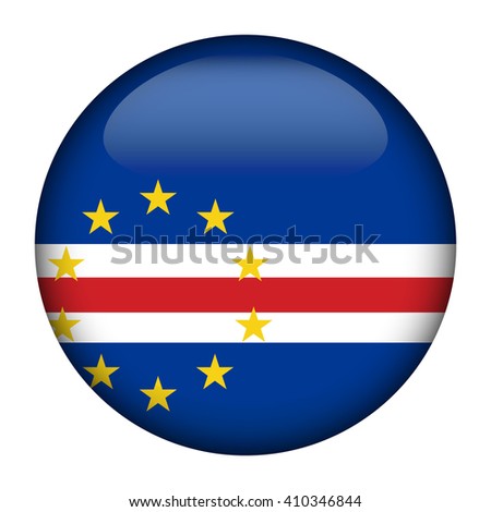 Flag of Cape Verde Glossy Button