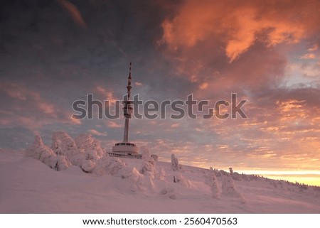 Similar – Image, Stock Photo Landscape of the Prades mountains, in Tarragona, Spain.