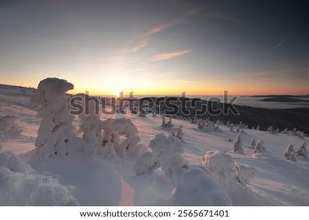 Similar – Image, Stock Photo Landscape of the Prades mountains, in Tarragona, Spain.