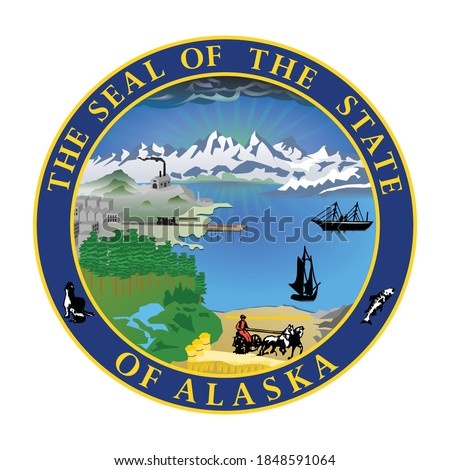 Seal of Alaska logo, Seal of Alaska vector logo