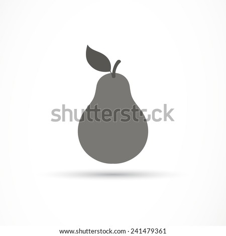 Vector Illustration of a Pear Icon