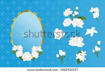 object element set of jasmine for Thailand mother's day