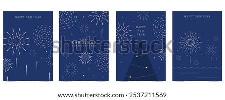 Similar – Image, Stock Photo Background of new year merry christmas sweets, eating in christmas concept, minimal design with copy space