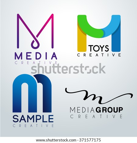 Logo M Design : Corporate Identity Logo : Vector Illustration