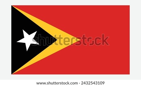 EAST TIMOR Flag with Original color