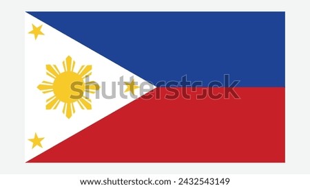 PHILIPPINES Flag with Original color