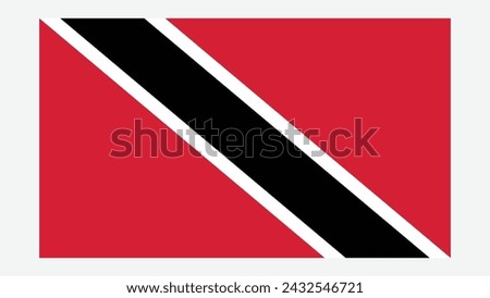 TRINIDAD Flag with Original color