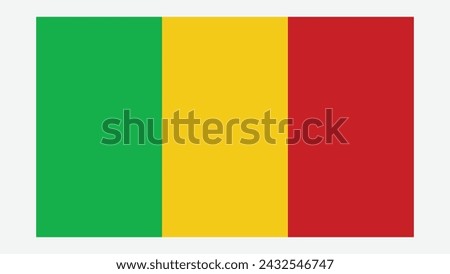 MALI Flag with Original color