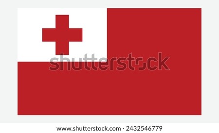 TONGA Flag with Original color