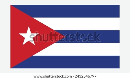CUBA Flag with Original color