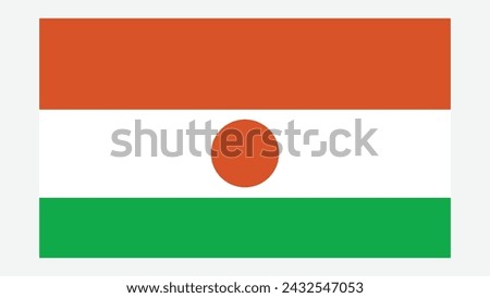 NIGER Flag with Original color