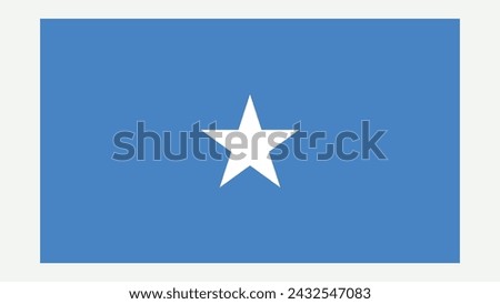 SOMALIA Flag with Original color