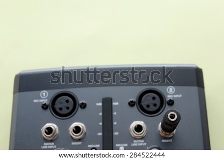 Audio interface for recording or mixing - sound/audio card