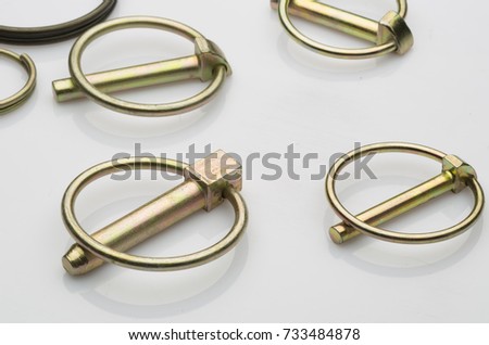 linch pins for tractors or automobiles Foto stock © 