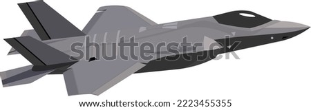 F-35 jet seen from the side view