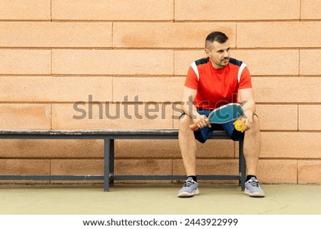 Similar – Image, Stock Photo Man playing a spanish guitar and recording with a microphone