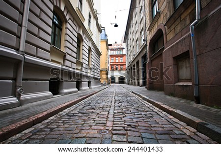 Riga without people