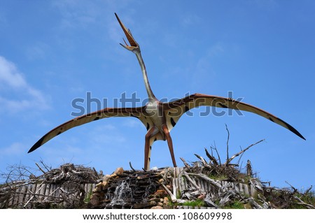 Quetzalcoatlus, Pterosaur - Ancient Bird, Length - 14 M, Weight - 200 ...