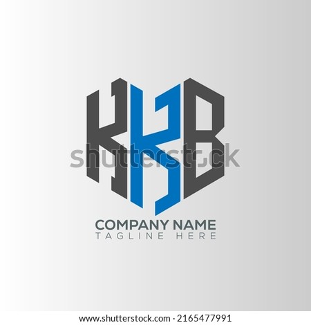 KKB letter logo creative design with vector graphic