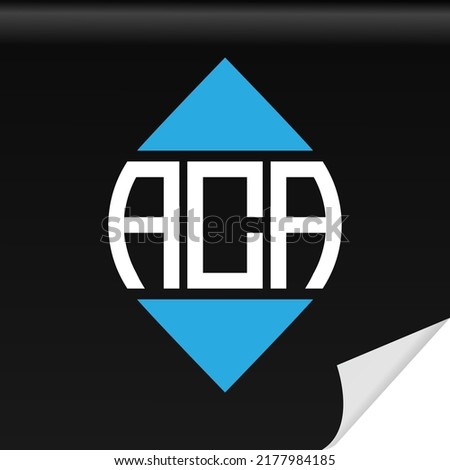 ACA creative initials letter logo design with vector graphic free vector Imagine de stoc © 