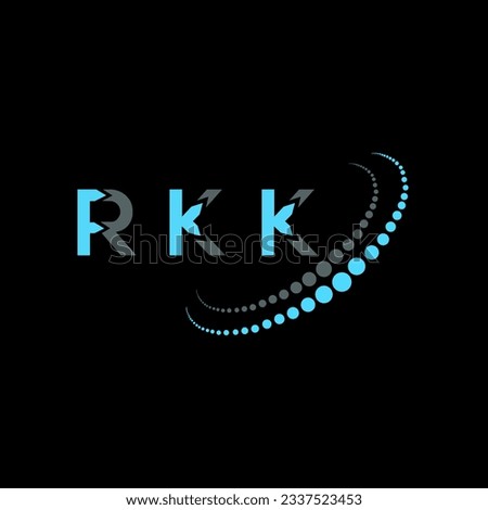 RKK letter logo creative design. RKK unique design.

