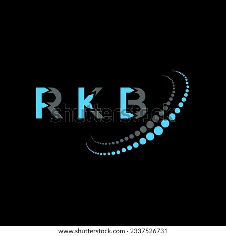 RKB letter logo creative design. RKB unique design.
