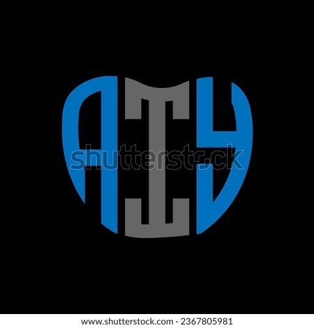 AIY letter logo creative design. AIY unique design.
