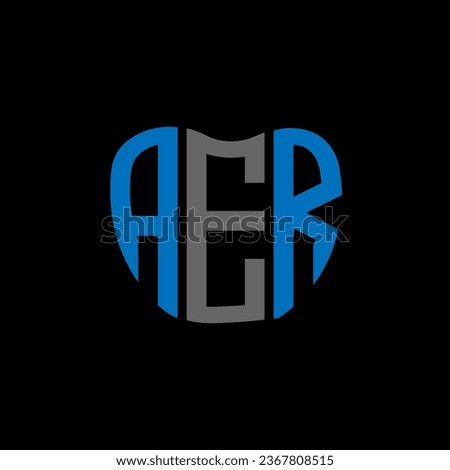 AER letter logo creative design. AER unique design.
