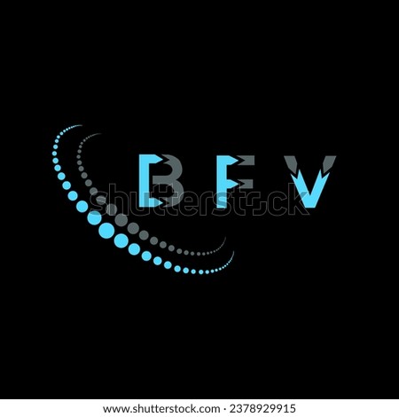 BFV letter logo creative design. BFV unique design.
