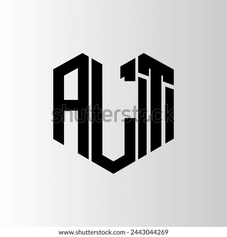 ALT letter logo abstract design. ALT unique design. ALT.
