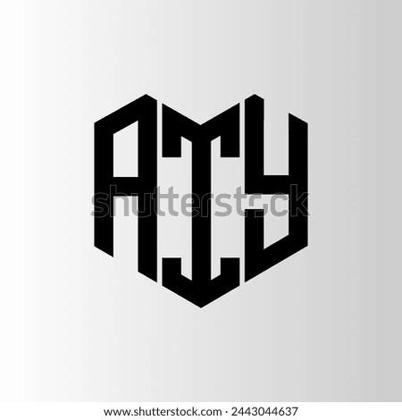 AIY letter logo abstract design. AIY unique design. AIY.
