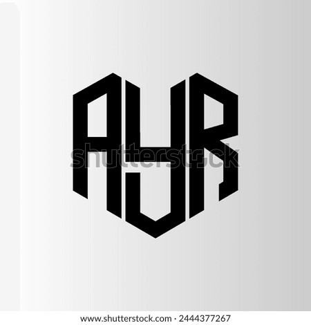 AYR letter logo abstract design. AYR unique design. AYR.
