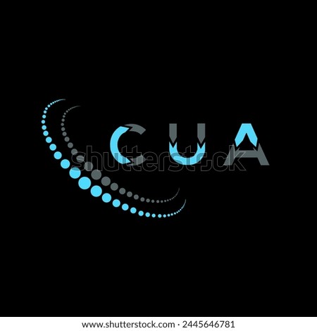 CUA letter logo abstract design. CUA unique design. CUA.
