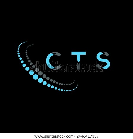 CTS letter logo abstract design. CTS unique design. CTS.
