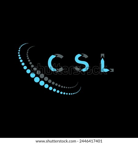 CSL letter logo abstract design. CSL unique design. CSL.
