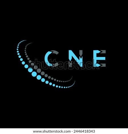CNE letter logo abstract design. CNE unique design. CNE.
