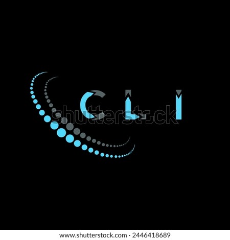 CLI letter logo abstract design. CLI unique design. CLI.
