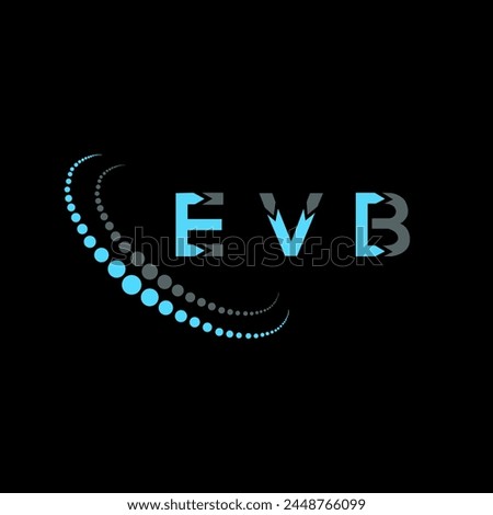 EVB letter logo abstract design. EVB unique design. EVB.
