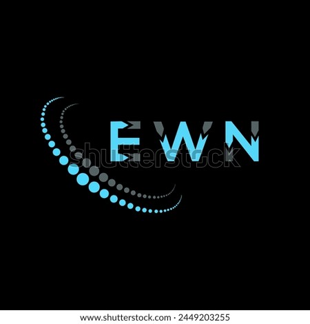 EWN letter logo abstract design. EWN unique design. EWN.
