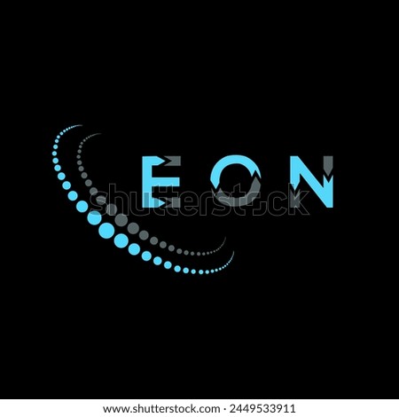 EON letter logo abstract design. EON unique design. EON.
