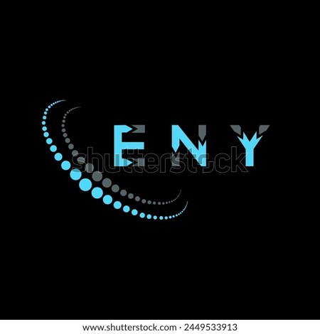 ENY letter logo abstract design. ENY unique design. ENY.
