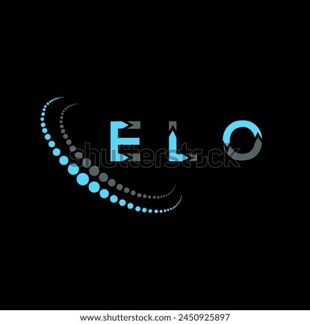 ELO letter logo abstract design. ELO unique design. ELO.
