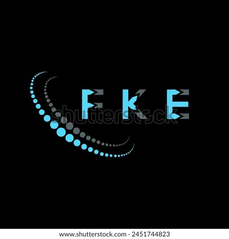 FKE letter logo abstract design. FKE unique design. FKE.
